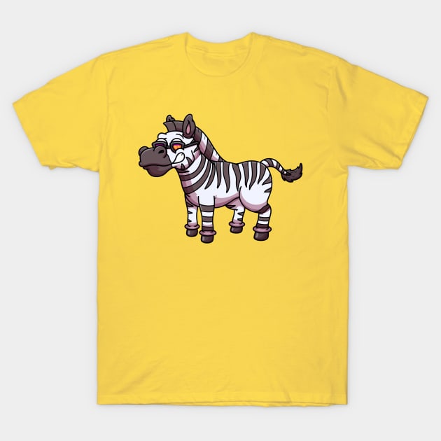 Cool Zebra T-Shirt by TheMaskedTooner